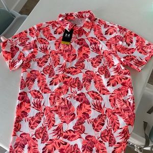 Under Armour Playoff Golf Polo Floral XL